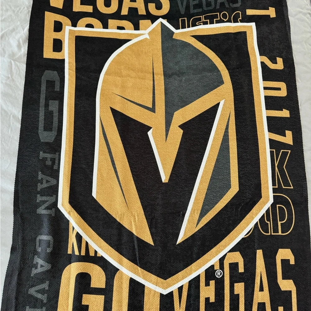 Evergreen Flag, Las Vegas Golden Knights, Fan Rules ES Gar, 18'' x 0.15'' inches